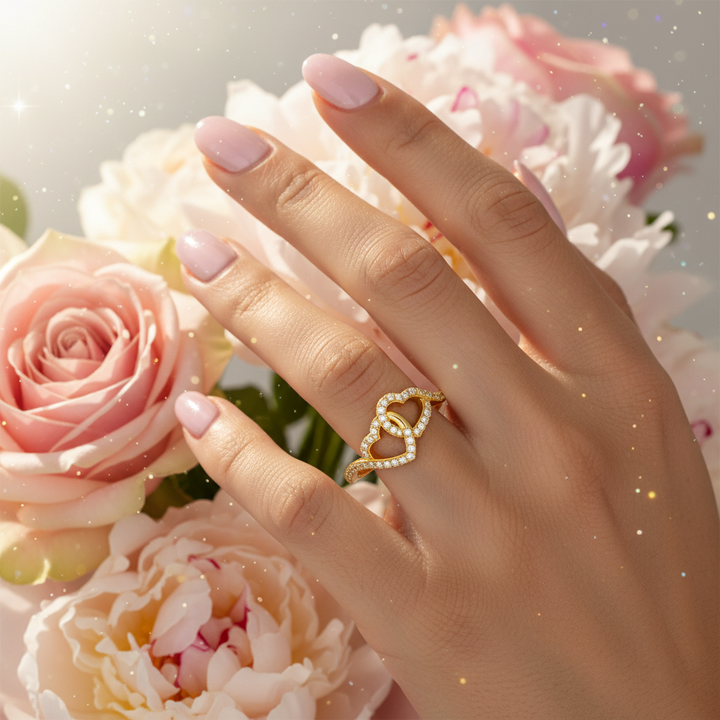 Elianna Jewelry | טבעת יהלום - אמור דואט