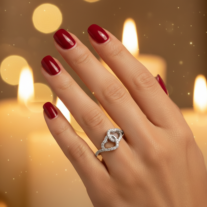 Elianna Jewelry | טבעת יהלום - אמור דואט