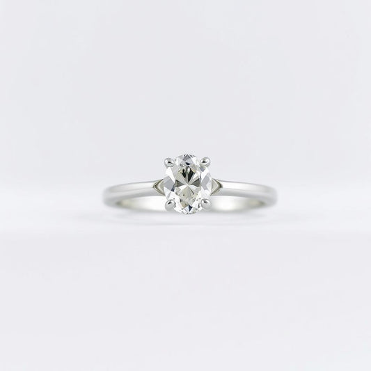 אורה קלאסית - 1 קראט זהב לבן