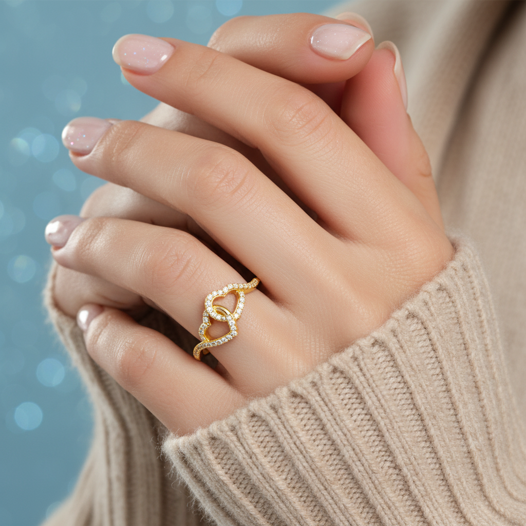 Elianna Jewelry | טבעת יהלום - אמור דואט