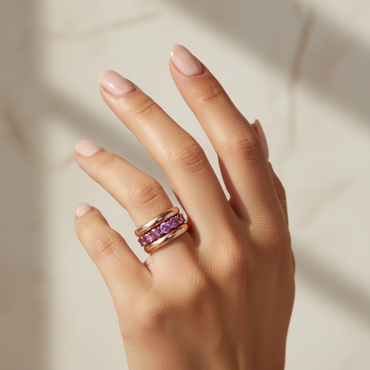 3 טבעות מוערמות