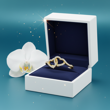 Elianna Jewelry | טבעת יהלום - אמור דואט