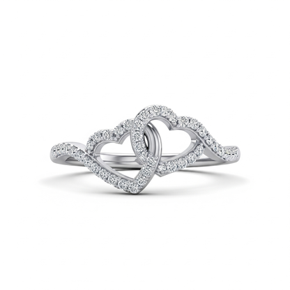 Elianna Jewelry | טבעת יהלום - אמור דואט