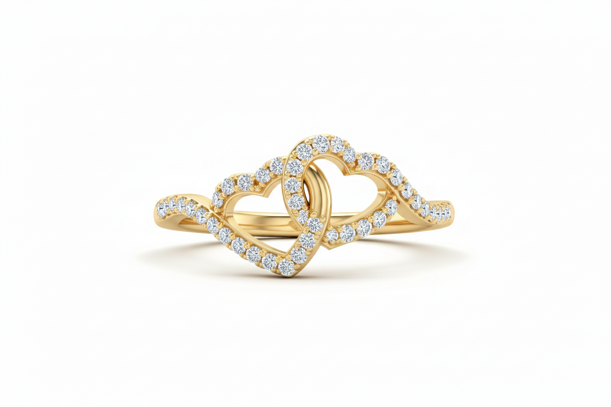 Elianna Jewelry | טבעת יהלום - אמור דואט