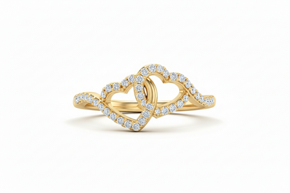 Elianna Jewelry | טבעת יהלום - אמור דואט