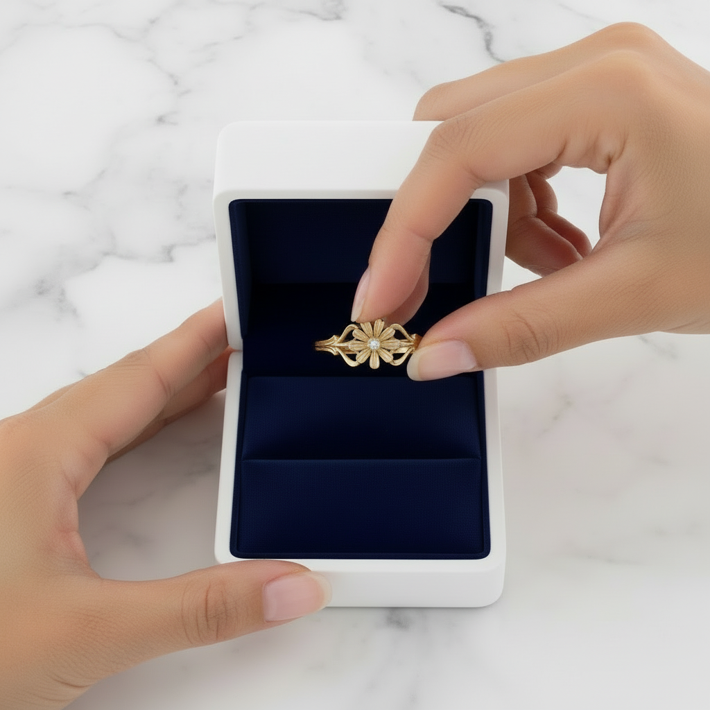 קוטור בלוסום - זהב לבן