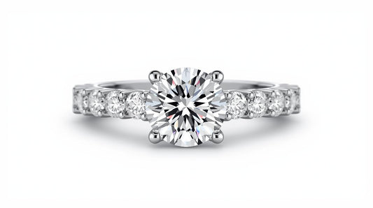 סול לוקס רויאל - 2 קראט לבן עם שיבוצים